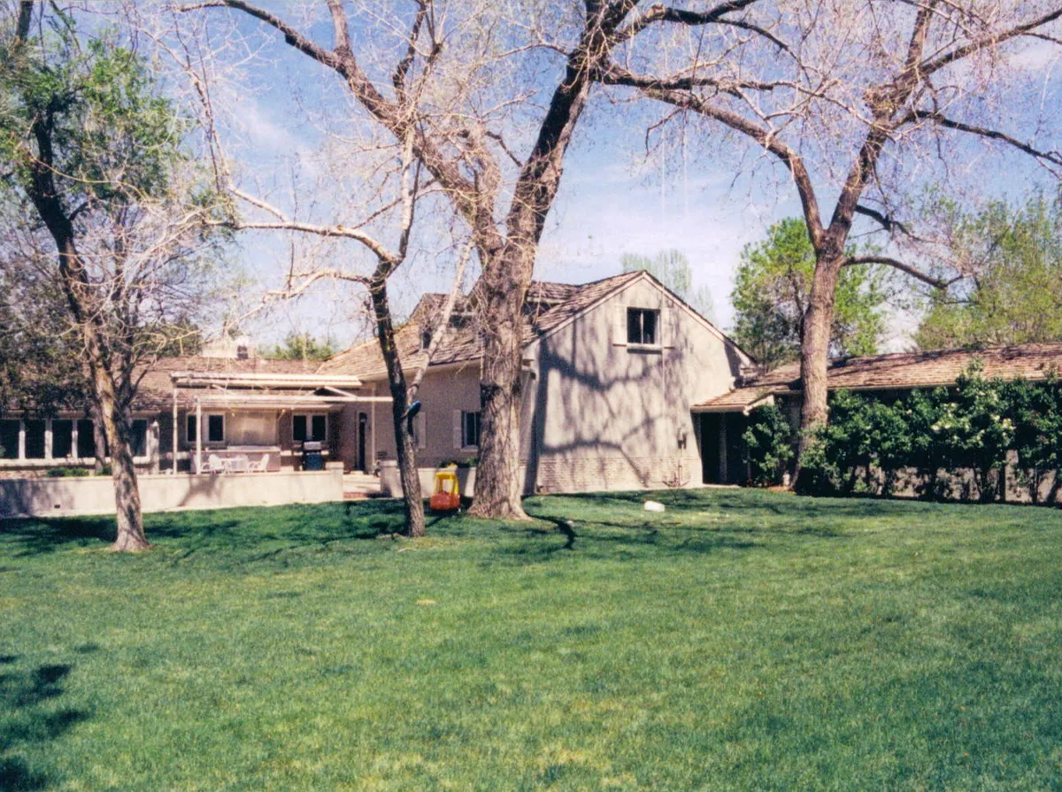 Backyard elevation — after