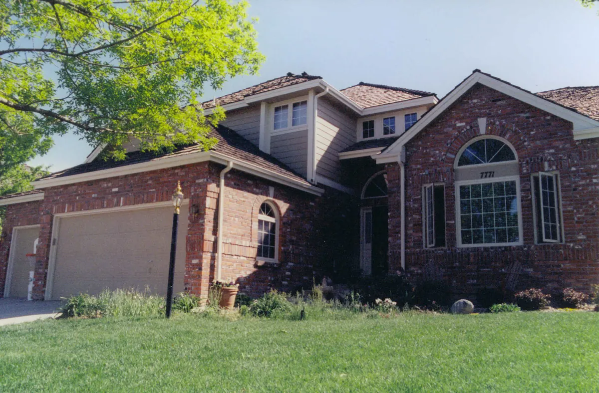 Brick two-story home — after