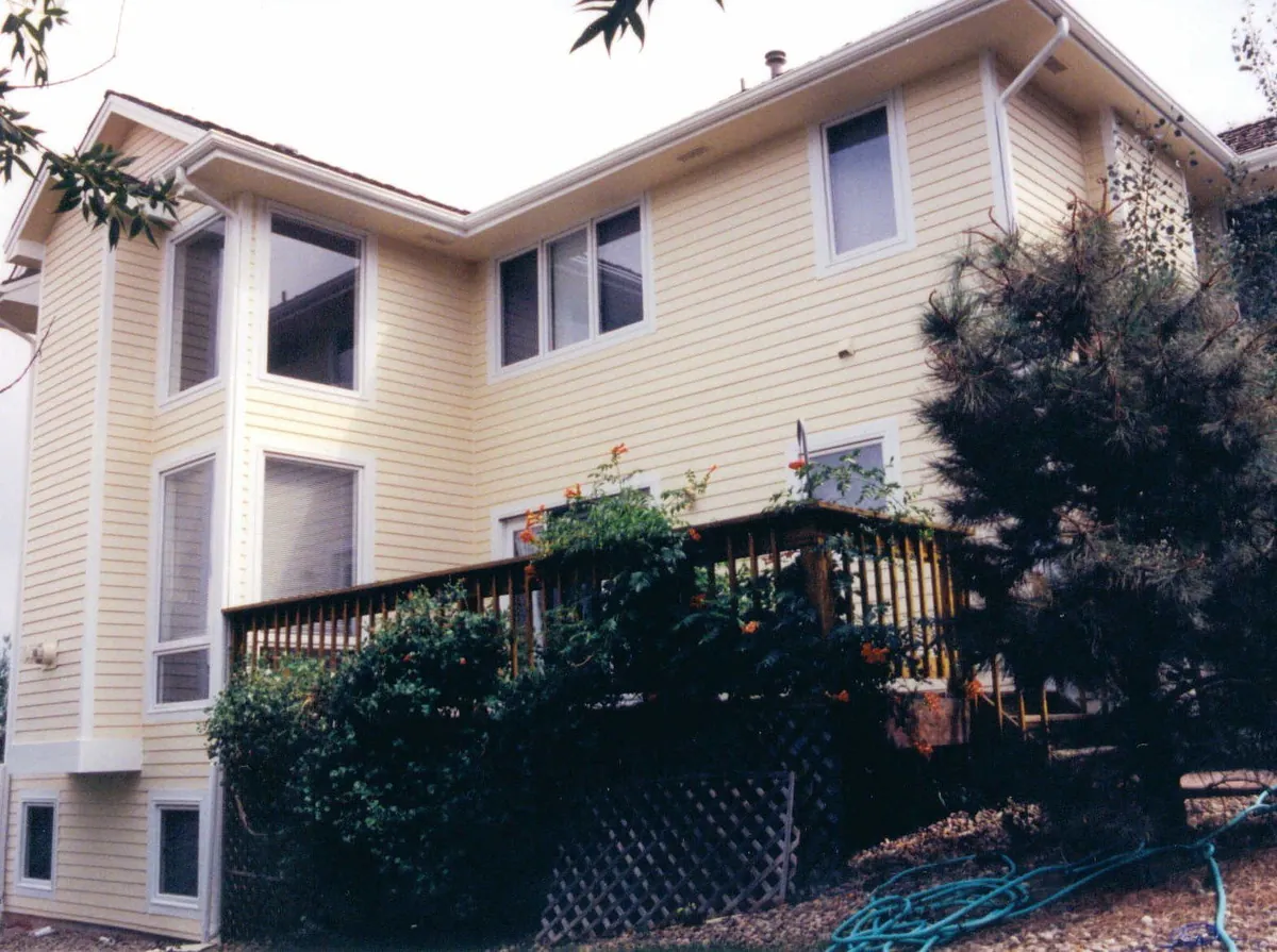 Deck elevation — after