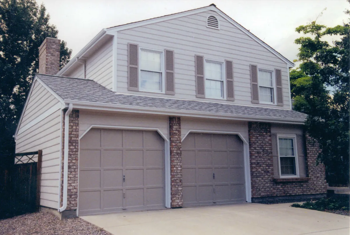 Gabled two-story — after