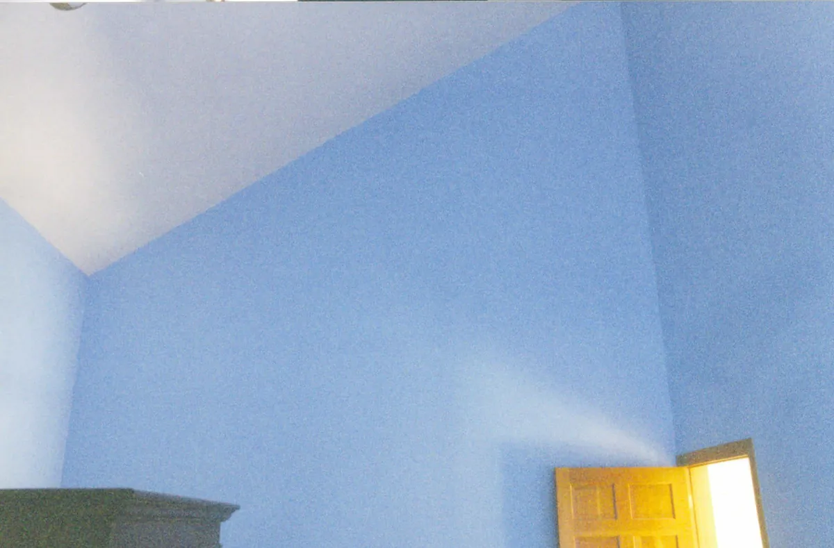 Vaulted bedroom — after