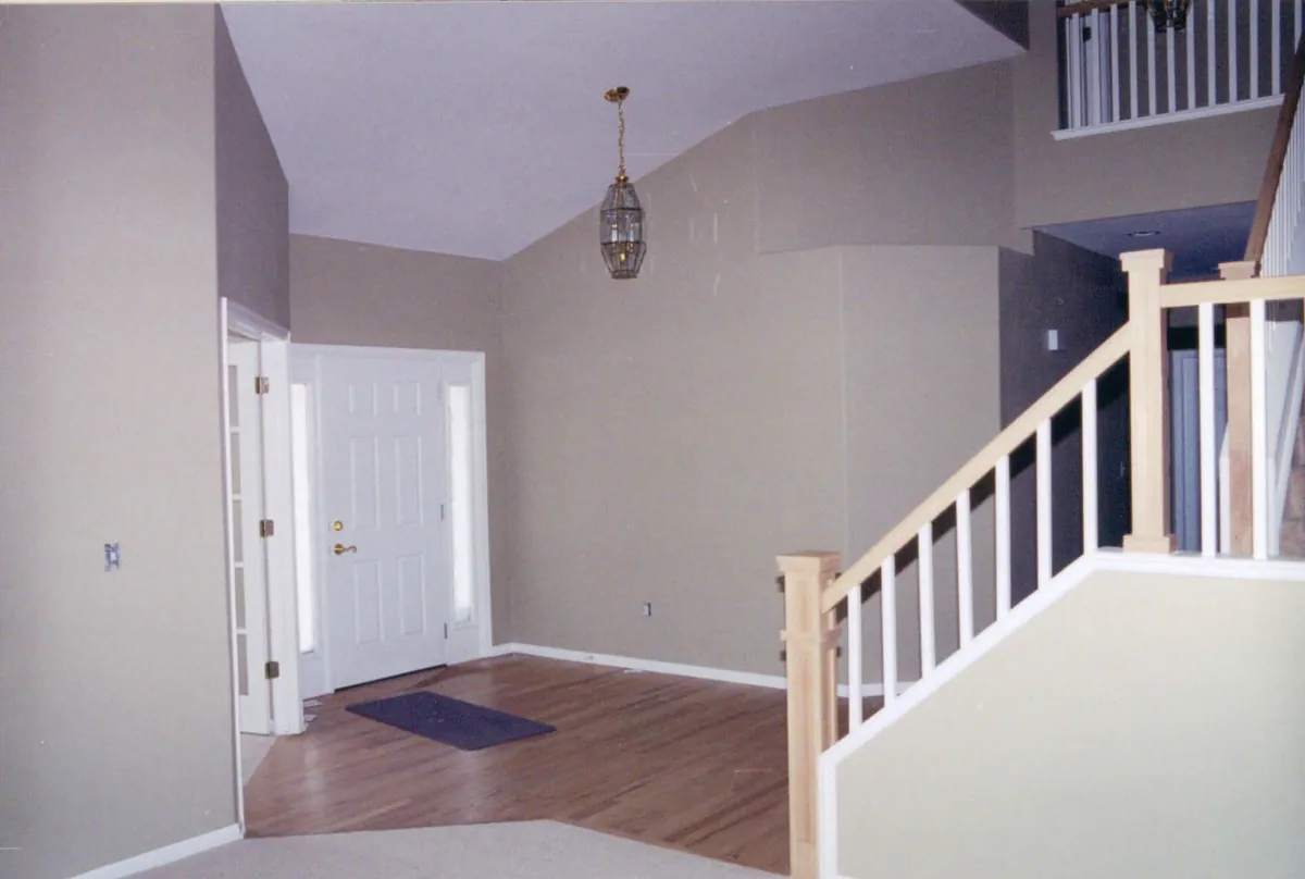 Entry and staircase — after