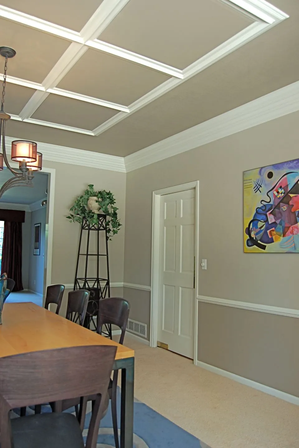 Hallway in a soft neutral glaze